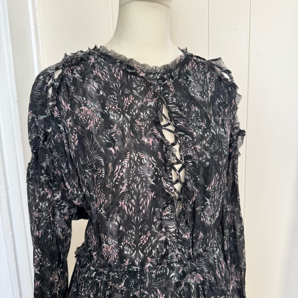 IRO Darling Cut Out and Open Back Dress size 36 US 2 - Picture 4 of 17